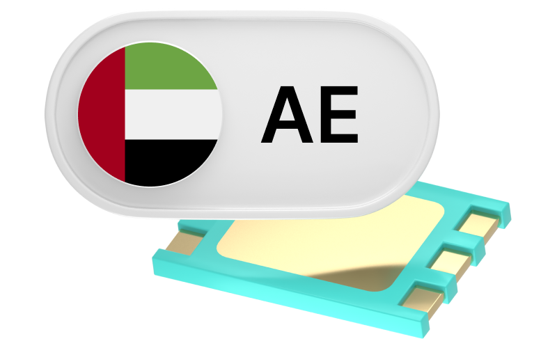 eSim United Arab Emirates логотип