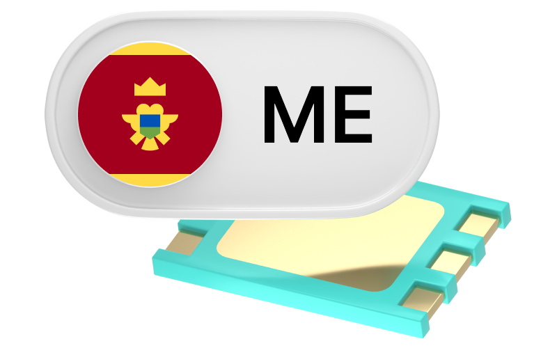 eSim Montenegro логотип