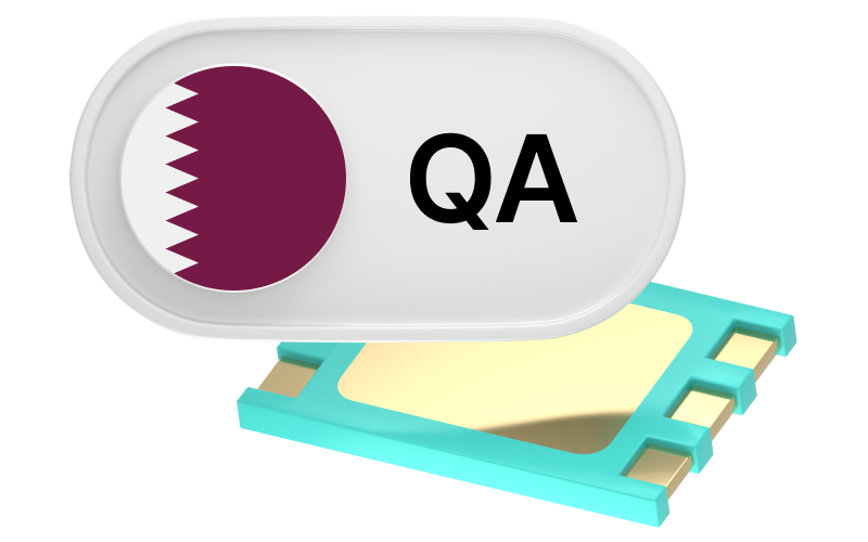 eSim Qatar логотип